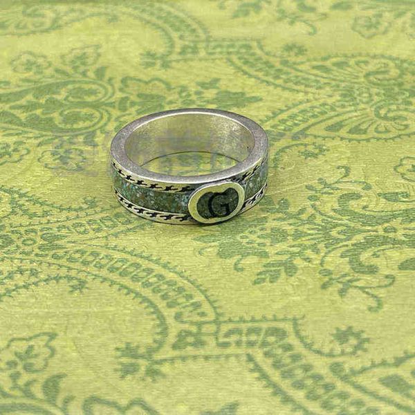 2023 new designer jewelry bracelet necklace ring accessories sterling used light green enamel interlocking men women couple, Silver
2023 new designer jewelry bracelet necklace ring accessories sterling used light green enamel interlocking men women couple, Silver