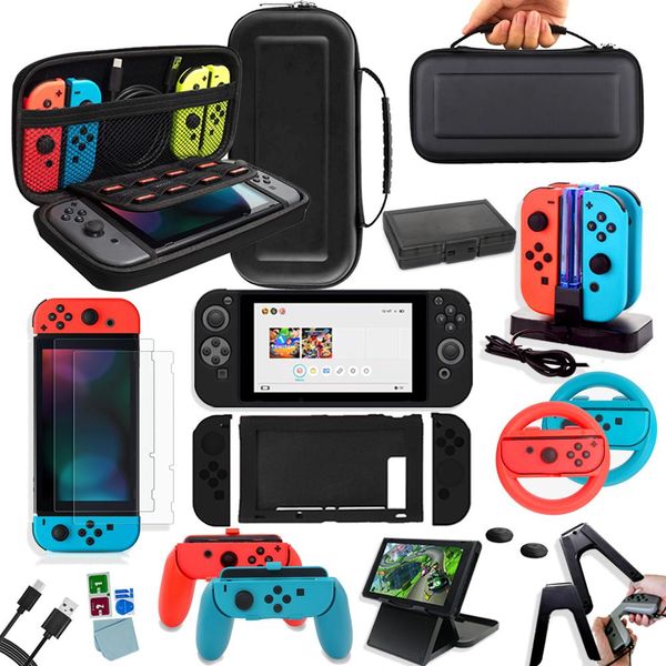 organizer game accessories set for nintendo switch travel carrying bag joycon protective cover charging dock screen protector ns bracket
organizer game accessories set for nintendo switch travel carrying bag joycon protective cover charging dock screen protector ns bracket