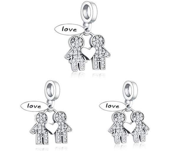 fit original pandora charm bracelet 925 sterling silver boy and girl dangle charm zircon love heart pendant beads for making women5161877, Black
fit original pandora charm bracelet 925 sterling silver boy and girl dangle charm zircon love heart pendant beads for making women5161877, Black