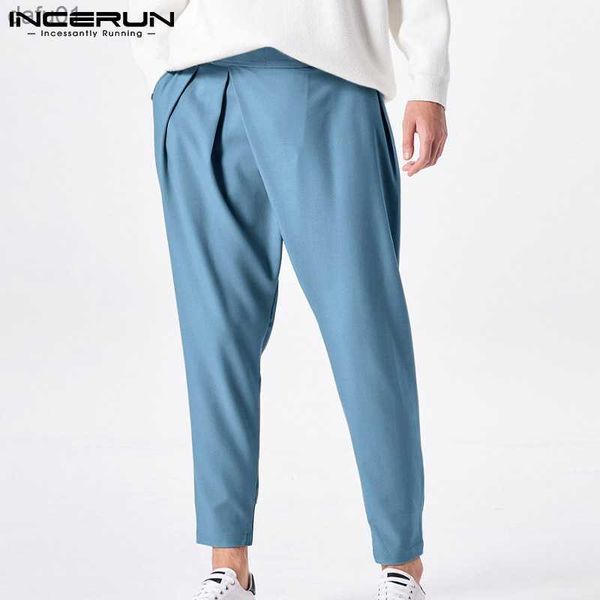 men's pants fashion men casual pants solid color joggers zipper pantalones hombre folds 2023 streetwear leisure harem pants s-5xl incer, Black
men's pants fashion men casual pants solid color joggers zipper pantalones hombre folds 2023 streetwear leisure harem pants s-5xl incer, Black