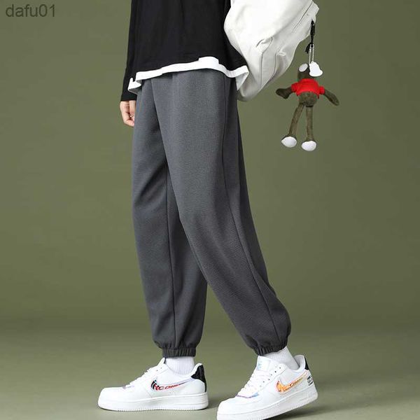 men's pants men woman casual trousers spring autumn outdoors trendy street elastic waist sweat pants fashion loose straight men pants s, Black
men's pants men woman casual trousers spring autumn outdoors trendy street elastic waist sweat pants fashion loose straight men pants s, Black