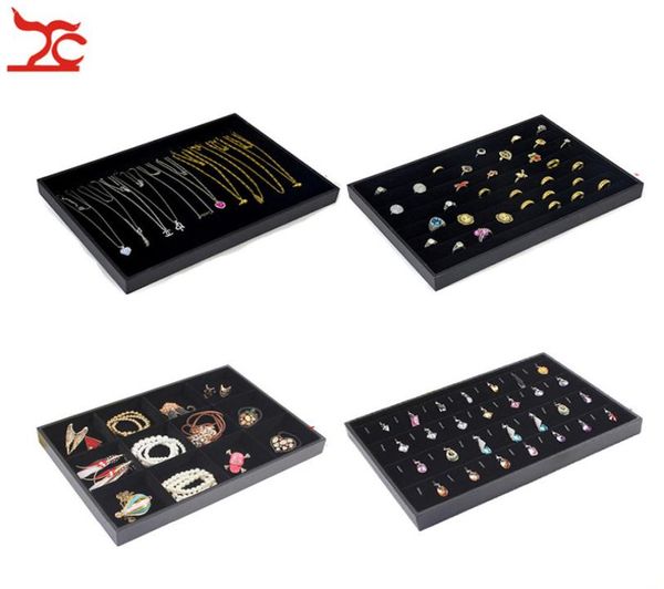 black velvet stackable jewelry display trays necklace ring earring holder showcase pendant watch storage jewelry boxes3209071
black velvet stackable jewelry display trays necklace ring earring holder showcase pendant watch storage jewelry boxes3209071