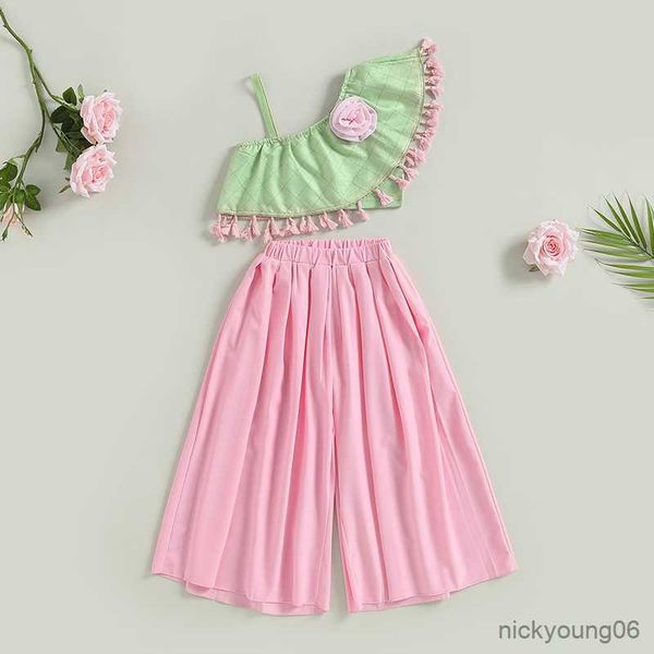 clothing sets 1-7y fashion summer kids baby girl girl outfits sleeveless ruffled floral tank andwide leg pants outfit 2pcs, White
clothing sets 1-7y fashion summer kids baby girl girl outfits sleeveless ruffled floral tank andwide leg pants outfit 2pcs, White