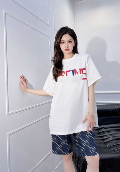 23ss womens t-shirt womens designer clothing tee round neck pure cotton color alphabet logo printing short sleeve t-shirt womens clothes, White
23ss womens t-shirt womens designer clothing tee round neck pure cotton color alphabet logo printing short sleeve t-shirt womens clothes, White