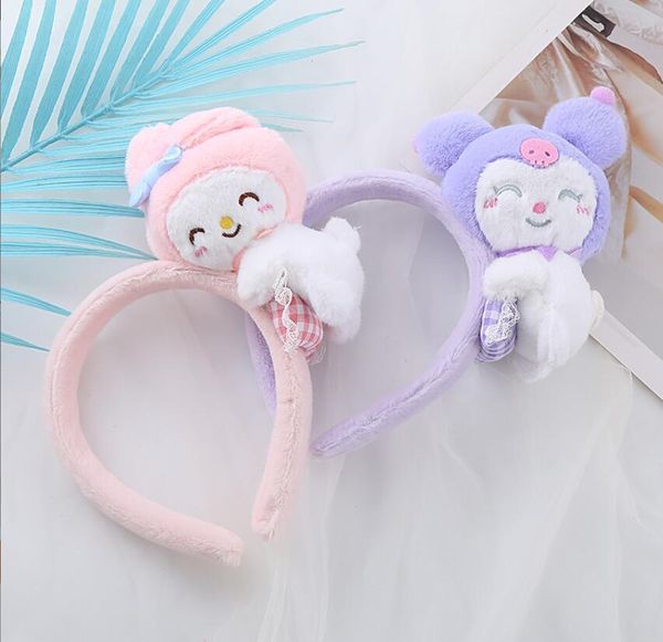 ins fashion kuromi style hair sticks handmade plush melody cinnamoroll design washing face girl kids accessories, Slivery;white
ins fashion kuromi style hair sticks handmade plush melody cinnamoroll design washing face girl kids accessories, Slivery;white
