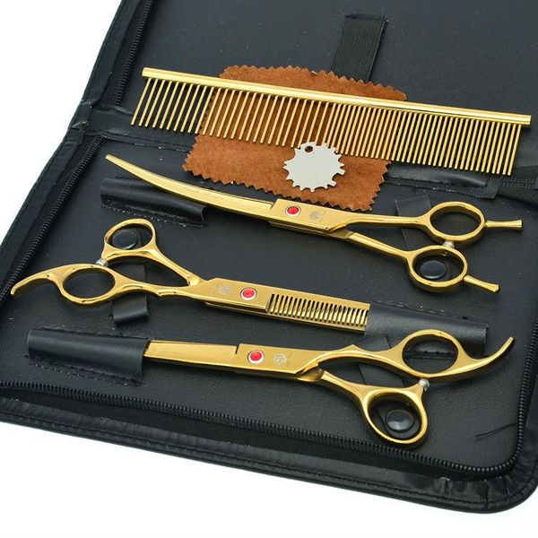 salon 8.0" professional pets scissors japanese steel dogs grooming shears straight curved thinning scissors kit animal clippers b0050b
salon 8.0" professional pets scissors japanese steel dogs grooming shears straight curved thinning scissors kit animal clippers b0050b