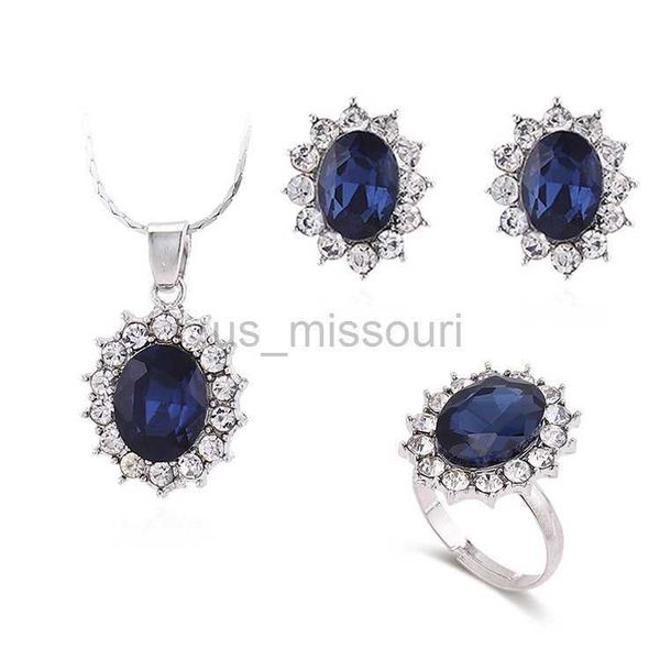 band rings vintage accessories for women jewelry set for girlfriend mother blue zircon crysta necklace earrings ring set three piece gifts j, Silver
band rings vintage accessories for women jewelry set for girlfriend mother blue zircon crysta necklace earrings ring set three piece gifts j, Silver