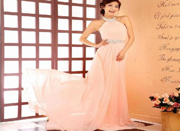 charming aline halter sweep train beaded light pink bridesmaid dresses chiffon prom dresses5442143, White;pink
charming aline halter sweep train beaded light pink bridesmaid dresses chiffon prom dresses5442143, White;pink