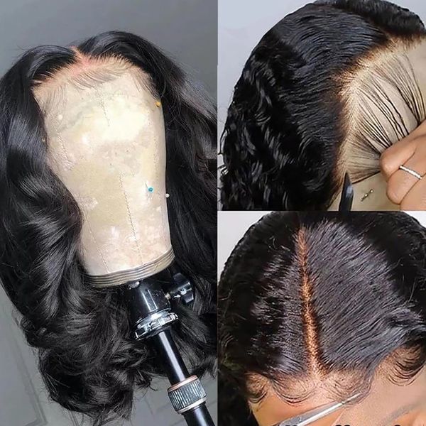 13x4transparents lace frontal wig body wave short bob human hair wigs for women brazilian preplucked virgin hair 4x4 closure wig, Black;brown
13x4transparents lace frontal wig body wave short bob human hair wigs for women brazilian preplucked virgin hair 4x4 closure wig, Black;brown