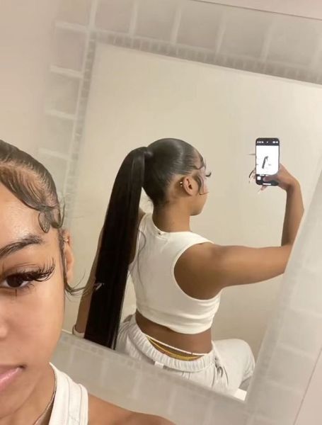 long ponytail extension straight human hair for black women wrap around ponytail clip in brazilian human hair 26" 140g
long ponytail extension straight human hair for black women wrap around ponytail clip in brazilian human hair 26" 140g