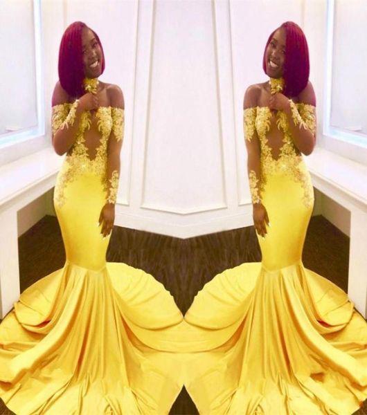 beautiful mermaid arabic evening dresses sheer long sleeve yellow lace plus size 2018 saudi african prom party women gowns formal 8549785, Black;red
beautiful mermaid arabic evening dresses sheer long sleeve yellow lace plus size 2018 saudi african prom party women gowns formal 8549785, Black;red