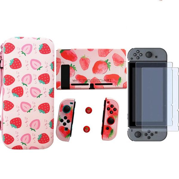 organizer new for nintend switch ns nx console carrying storage bag + shell cover case + tempered glass screen protector + 2 grip caps
organizer new for nintend switch ns nx console carrying storage bag + shell cover case + tempered glass screen protector + 2 grip caps