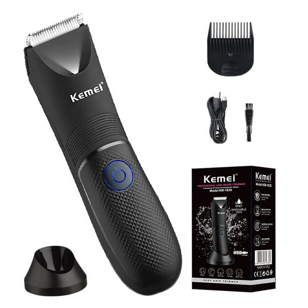 epilator kemei washable groin hair trimmer for men women waterproof wet dry clipper pubic armpit body hair hygiene razor trimmer km1838
epilator kemei washable groin hair trimmer for men women waterproof wet dry clipper pubic armpit body hair hygiene razor trimmer km1838