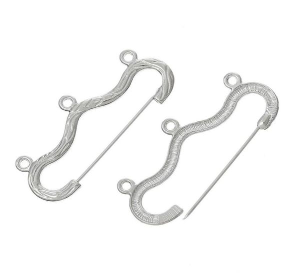 100 pcs large brooches safety pin 3 holes silver plated 46cm good for diy craft6112220, Gray
100 pcs large brooches safety pin 3 holes silver plated 46cm good for diy craft6112220, Gray