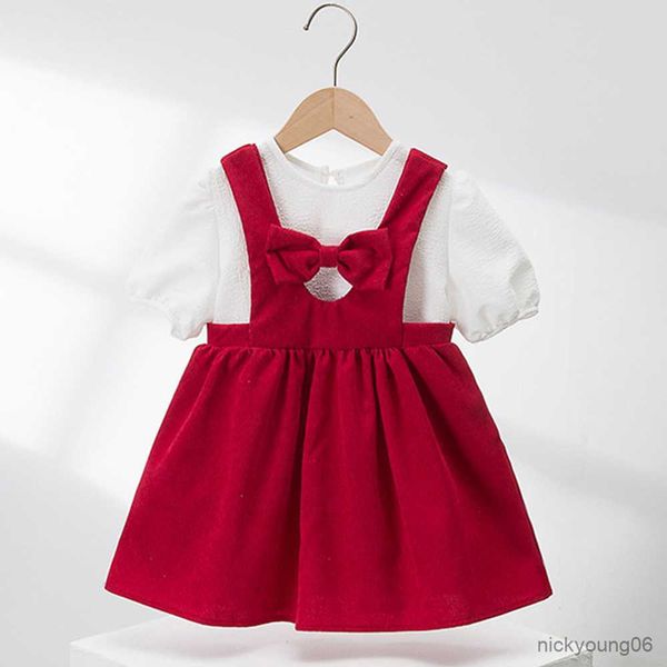 clothing sets girls summer whtie tshirt and red dress pieces fashion princess birthday clothes, White
clothing sets girls summer whtie tshirt and red dress pieces fashion princess birthday clothes, White