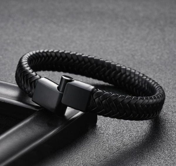punk braclets charm blackbrown man bracelets with braided leather stainless steel magnetic clasp rope women jewelry5041553, Golden;silver
punk braclets charm blackbrown man bracelets with braided leather stainless steel magnetic clasp rope women jewelry5041553, Golden;silver