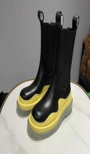 fashion lemon yellow platform women short boots slim thick sole real leather boot mixed color height increase botas4978929, Black
fashion lemon yellow platform women short boots slim thick sole real leather boot mixed color height increase botas4978929, Black
