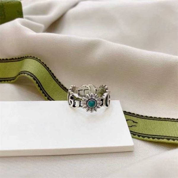 20% off 2023 new designer jewelry bracelet necklace ring sterling 924 flower turquoise trend hollow out pair ring gift, Silver
20% off 2023 new designer jewelry bracelet necklace ring sterling 924 flower turquoise trend hollow out pair ring gift, Silver