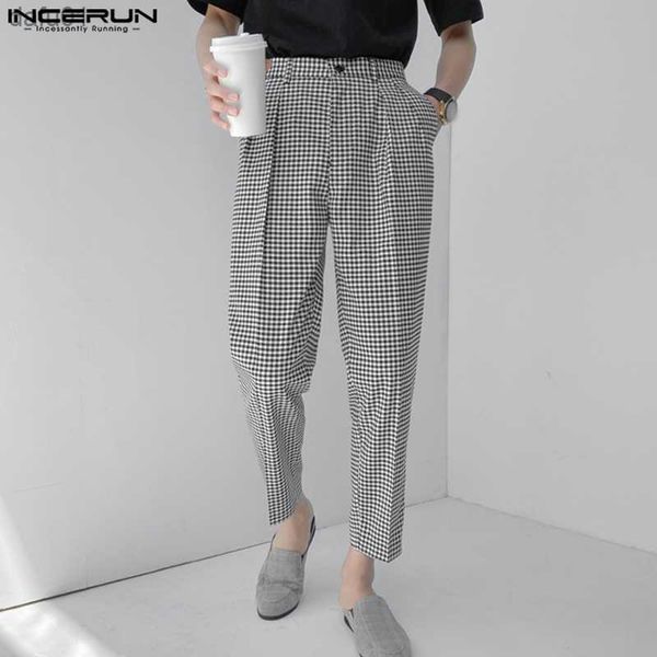 men's pants 2023 men plaid pants button joggers korean style casual trousers men streetwear fashion leisure pants s-5xl incerun l230520, Black
men's pants 2023 men plaid pants button joggers korean style casual trousers men streetwear fashion leisure pants s-5xl incerun l230520, Black