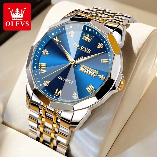 olevs brand watch fashion roman scale double calendar quartz watch waterproof men's watch men's watch 41mm, Slivery;brown
olevs brand watch fashion roman scale double calendar quartz watch waterproof men's watch men's watch 41mm, Slivery;brown