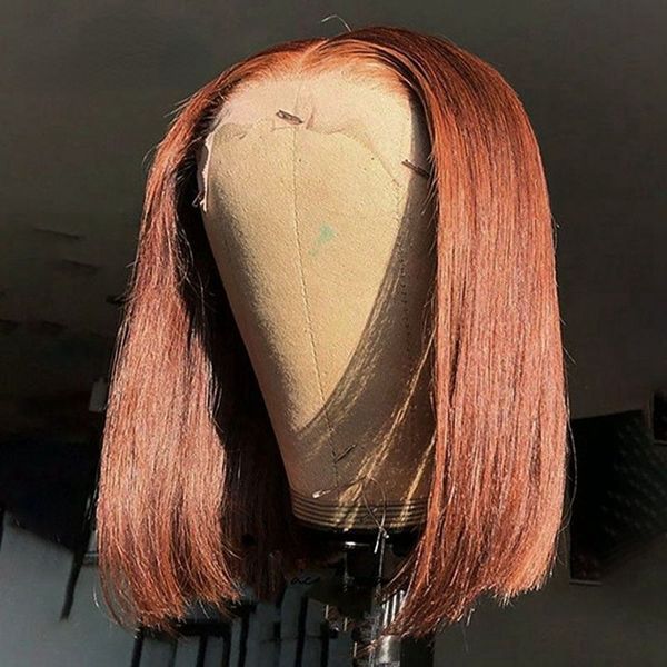 Brown Color 13X4 Lace Front Bob Wig HD Transparent Lace Frontal Human Hair Wigs Pre Plucked Baby Hair Short Synthetic Wig For Women cb, #w
Brown Color 13X4 Lace Front Bob Wig HD Transparent Lace Frontal Human Hair Wigs Pre Plucked Baby Hair Short Synthetic Wig For Women cb, #w