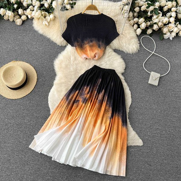 new spring women stylish pleated casual personality solid piece set women clothing mmbp, Black;gray
new spring women stylish pleated casual personality solid piece set women clothing mmbp, Black;gray