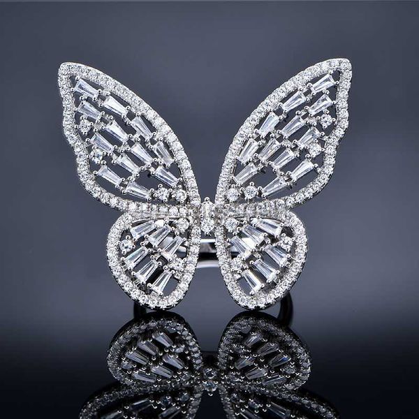 band rings fashion personality fairy butterfly open ring snow ring jewelry really bright elegant engagement wedding ring j230531, Silver
band rings fashion personality fairy butterfly open ring snow ring jewelry really bright elegant engagement wedding ring j230531, Silver