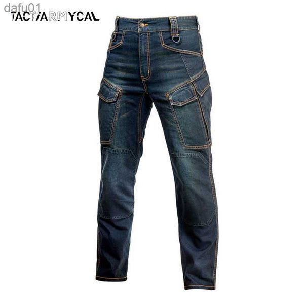 men's pants autumn men pants military tactical jeans male multiple pockets cargo pant casual straight dimem jeans trousers plus size s-, Black
men's pants autumn men pants military tactical jeans male multiple pockets cargo pant casual straight dimem jeans trousers plus size s-, Black