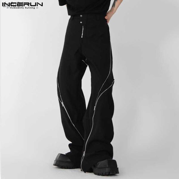 men's pants fashion casual style new men pants incerun loose comfortable trousers stylish male zipper split micro pull pants s-5xl l230, Black
men's pants fashion casual style new men pants incerun loose comfortable trousers stylish male zipper split micro pull pants s-5xl l230, Black