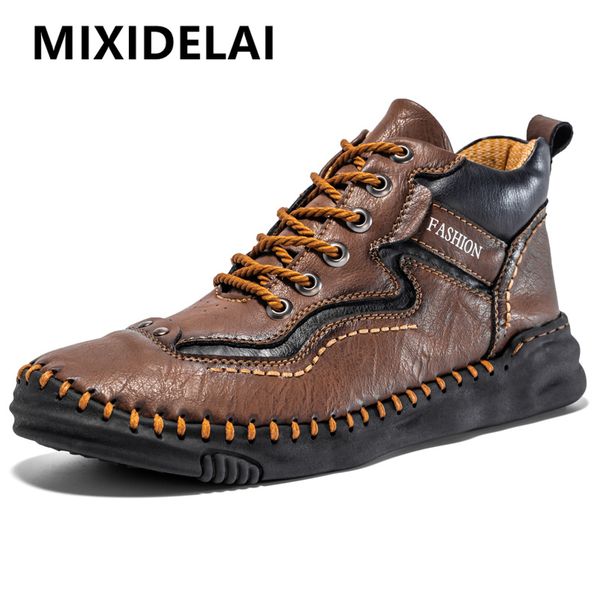 brand mens leather boots fashion men work boots motorcycle boots classic outdoor mens shoes ankle boots non-slip men sneakers, Black
brand mens leather boots fashion men work boots motorcycle boots classic outdoor mens shoes ankle boots non-slip men sneakers, Black