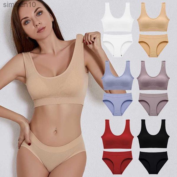 briefs panties seamless set high waist panties women wireless underwear suit soft padded bras set backless bralette lingerie l230518, Red;black
briefs panties seamless set high waist panties women wireless underwear suit soft padded bras set backless bralette lingerie l230518, Red;black