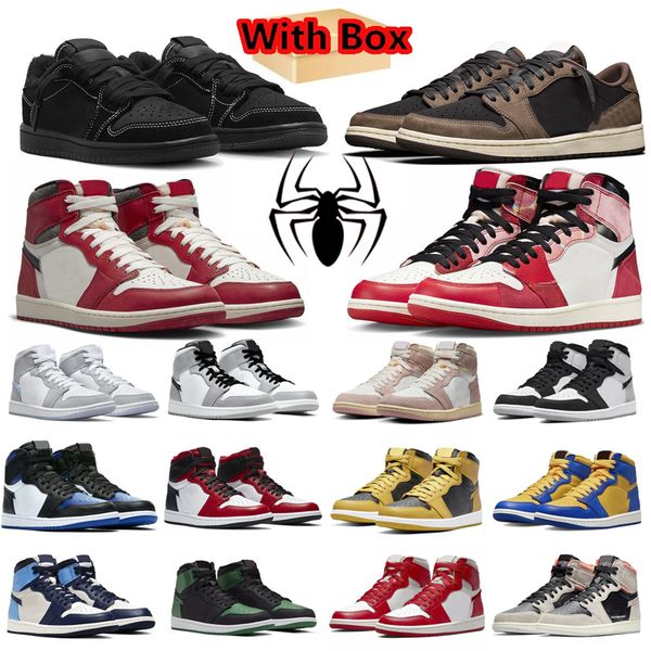 with box basketball shoes 1 jumpman 1s the spider-verse black phantom university blue chicago washed pink men women sports trainers
with box basketball shoes 1 jumpman 1s the spider-verse black phantom university blue chicago washed pink men women sports trainers
