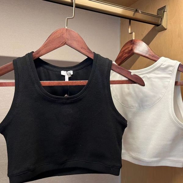 women tanks camis anagram-embroidered designer solid color vest cotton-blend femme knits tee sleeveless women crop tanks off shoulder black, White
women tanks camis anagram-embroidered designer solid color vest cotton-blend femme knits tee sleeveless women crop tanks off shoulder black, White