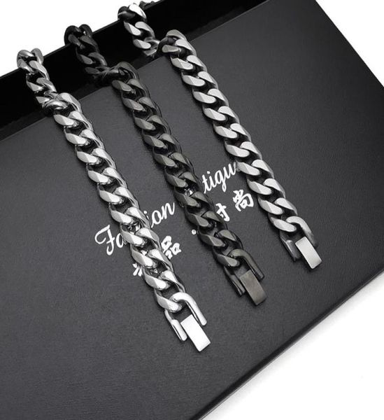 black bracelets mens stainless steel hip hop bracelet cuban link chain on hand retro bracelet steel gifts for man accessories4119966
black bracelets mens stainless steel hip hop bracelet cuban link chain on hand retro bracelet steel gifts for man accessories4119966
