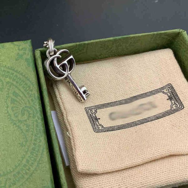 2023 new designer jewelry bracelet necklace ring 925 old vine carving shape key pendant men's women's for gifts, Silver
2023 new designer jewelry bracelet necklace ring 925 old vine carving shape key pendant men's women's for gifts, Silver