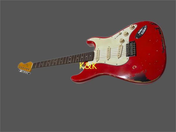 relic electric guitar alder body rose wood fingerboard red nitrocellulose finish stock fast shipping
relic electric guitar alder body rose wood fingerboard red nitrocellulose finish stock fast shipping