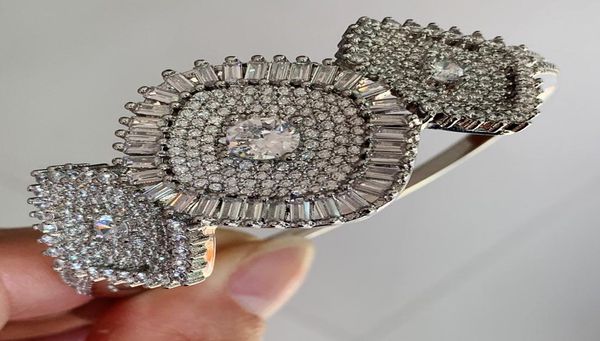 crown wedding bangle stunning luxury jewelry 925 silver fill princess cut white z cz diamond party wrist women bracelet for lo1955151, Black
crown wedding bangle stunning luxury jewelry 925 silver fill princess cut white z cz diamond party wrist women bracelet for lo1955151, Black