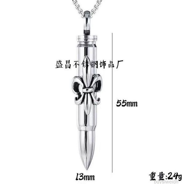 designer chrome pendant necklace creative accessories titanium steel bullet cast men039s hearts original lover gifts cross ch c7996173, Silver
designer chrome pendant necklace creative accessories titanium steel bullet cast men039s hearts original lover gifts cross ch c7996173, Silver