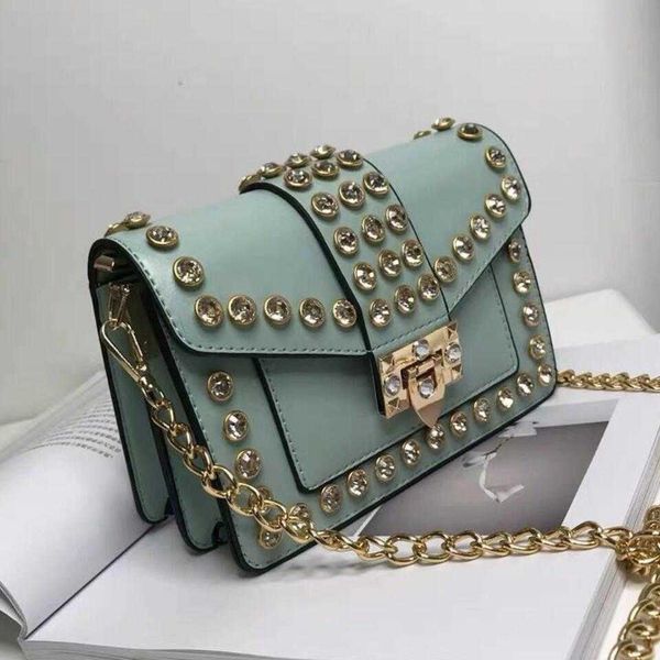 for small purses and handbags luxury women rivets diamond leather flap designer square bags clutch chain shoulder messenger bag
for small purses and handbags luxury women rivets diamond leather flap designer square bags clutch chain shoulder messenger bag