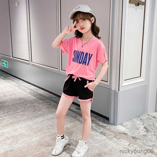 clothing sets kids clothes letter t-shirt shorts 2pcs for girls sports suit children summer 6, White
clothing sets kids clothes letter t-shirt shorts 2pcs for girls sports suit children summer 6, White