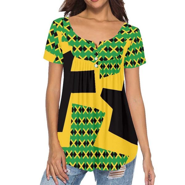 customized jamaica clothing women's blouses shirts wholesale jamaica flag design women shirts blouses and lin, White
customized jamaica clothing women's blouses shirts wholesale jamaica flag design women shirts blouses and lin, White