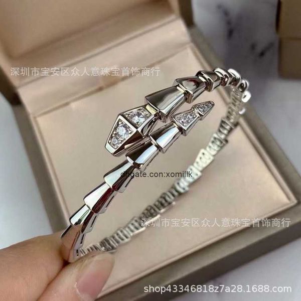 designer luxury belgary brand bracelet new personalized head and tail diamond snake bracelet smooth face snake bone bracelet with diamond sn, Black
designer luxury belgary brand bracelet new personalized head and tail diamond snake bracelet smooth face snake bone bracelet with diamond sn, Black