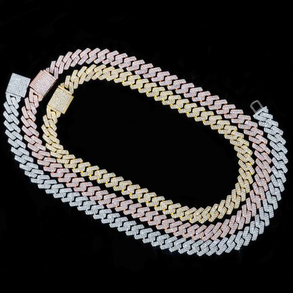 15mm hip hop necklace fine jewelry real silver 925 moissanite vvs chain miami cuban link chain
15mm hip hop necklace fine jewelry real silver 925 moissanite vvs chain miami cuban link chain