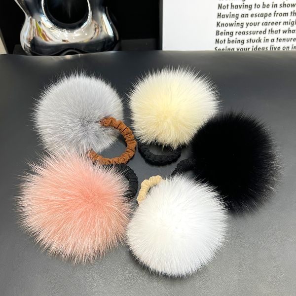 womens girls cute real fox fur hair ring hair rope hair band hair accessories, Silver
womens girls cute real fox fur hair ring hair rope hair band hair accessories, Silver