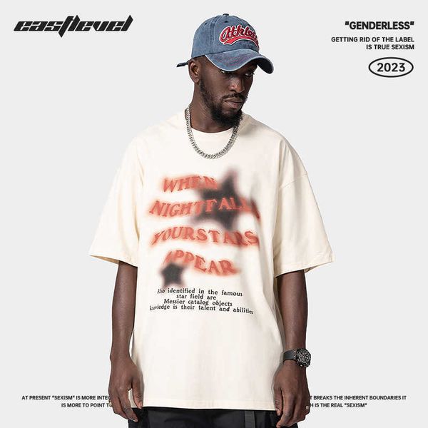 street fashion pentagram printed short sleeve tshirts for men and women loose oversize hip hop versatile letter tshirts jjwx, White;black
street fashion pentagram printed short sleeve tshirts for men and women loose oversize hip hop versatile letter tshirts jjwx, White;black