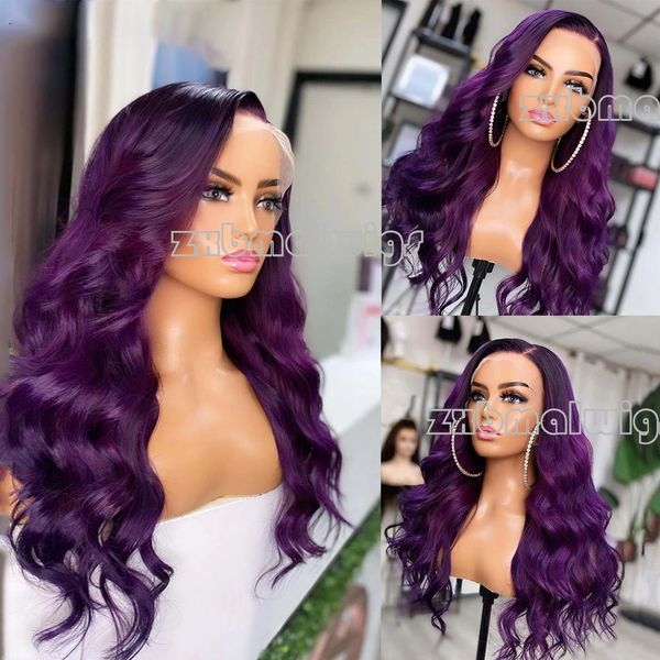 dark purple loose body wave lace frontal wig 28 inch lace front wig synthetic hair wigs for women natural hairline cosplay, Black
dark purple loose body wave lace frontal wig 28 inch lace front wig synthetic hair wigs for women natural hairline cosplay, Black