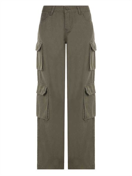 vintage cargo pants for women 2023 new high waisted fashion pockets wide leg pants streetwear casual full length pants, White;black
vintage cargo pants for women 2023 new high waisted fashion pockets wide leg pants streetwear casual full length pants, White;black