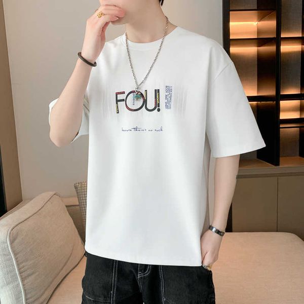 short sleeved t-shirt for men's summer 2023 new trendy brand loose and thin ice silk front shoulder half sleeved t-shirt upper garment, White;black
short sleeved t-shirt for men's summer 2023 new trendy brand loose and thin ice silk front shoulder half sleeved t-shirt upper garment, White;black