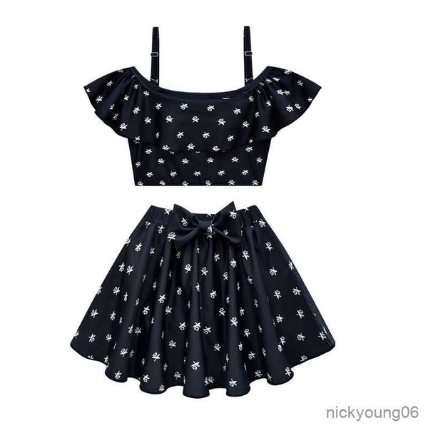 clothing sets 2023 summer wednesday swimsuit for teen girl set addams family child sling print vest ndbow skirt 2pc outfit kid swimwear suit, White
clothing sets 2023 summer wednesday swimsuit for teen girl set addams family child sling print vest ndbow skirt 2pc outfit kid swimwear suit, White