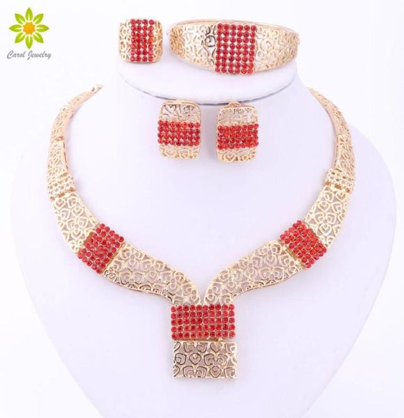 african jewelry sets fine women wedding 18k gold plated crystal necklace set fashion bridal ring bracelet earrings accessories7927089, Slivery;golden
african jewelry sets fine women wedding 18k gold plated crystal necklace set fashion bridal ring bracelet earrings accessories7927089, Slivery;golden